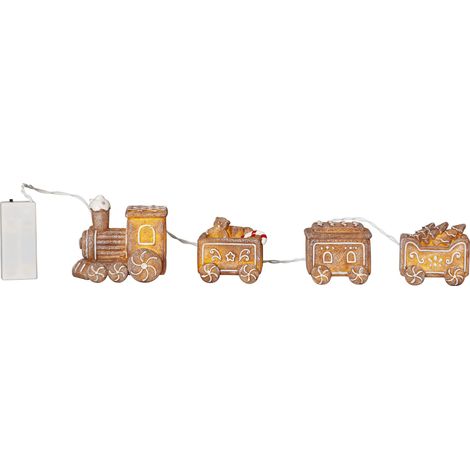 LED Weihnachtsleuchte Lichterketten-Set bunt, batteriebetrieben (1/4)