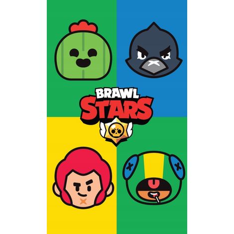 BRAWL STARS Handtuch klein Kindergarten Handtuch rosa 30x50 W01ź