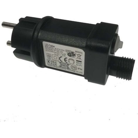 31V 6W IP44 Multifunktionaler LED-Kronentransformator, Bunte Lichterketten, Solar-Steckertransformator für Niederspannung (1/5)
