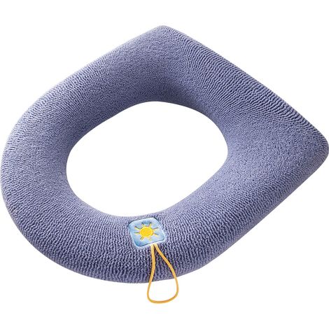 Coussin Pour Abattant De Toilette - Tricoté En Acrylique Épais - Lavable En Machine - Adapté À Tous Types De Toilettes - 44 X 36 Cm (1/5)