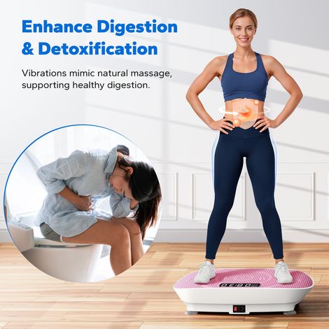 MERACH Vibration Plate Exercise Machine - Vibration Platform For Weight Loss & Lymphatic Drainage