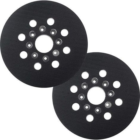 2 pièces 125 mm Plateau de ponçage Compatible avec Bos-ch PEX 220 A,GEX 125-1 AE,PEX 220 AE, Skil 7402/7490 (1/5)