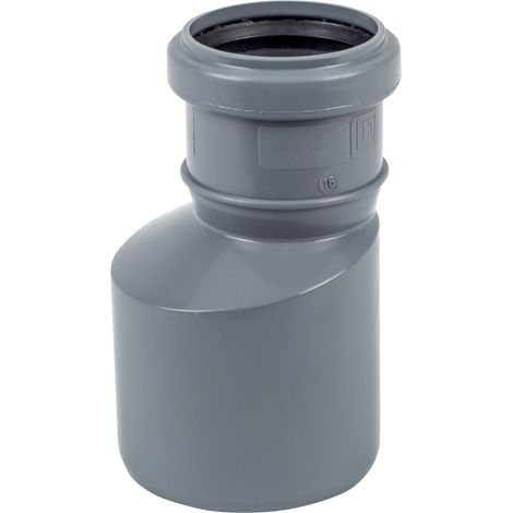 Reducción larga PP-HT 75x50 sanitaria, para alcantarillado interno, color pop