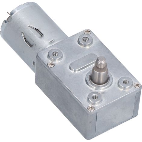 Moteur à vis sans fin JGY-370 boîte réductrice métal entièrement verrouillable 24V CC 10 tr/min (1/5)