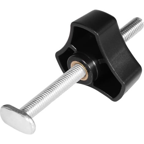 MINKUROW Abrazaderas con ranura en T, abrazadera rápida con ranura en T de metal, abrazadera rápida con riel en T de metal de acción rápida, herramienta para carpintería, abrazadera rápida (tornillo e (1/5)