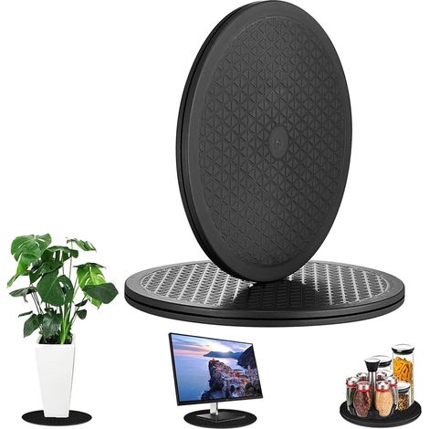 Stück Drehteller, drehbare Basis für 360° drehbare Plattform-Drehteller für TV-Monitor, kugelgelagerter Drehtellerfuß, runder Universal-Drehteller