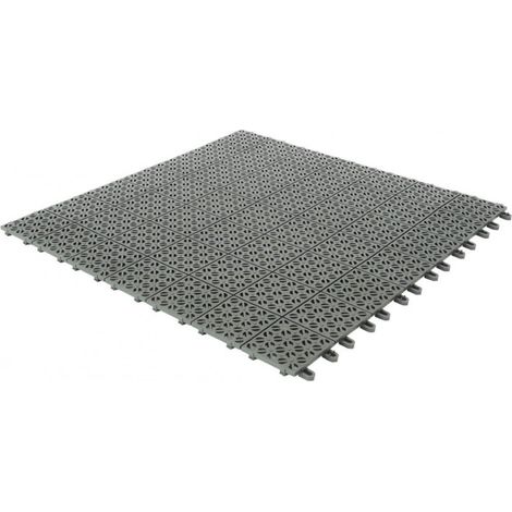 Set da 4 Piastrelle Flessibili in Plastica 55,5 x 55,5 cm da esterno, drenanti e autobloccanti (1/5)