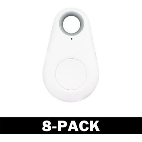 Mini traceur GPS pour chiens/chats/clés, blanc (1/4)