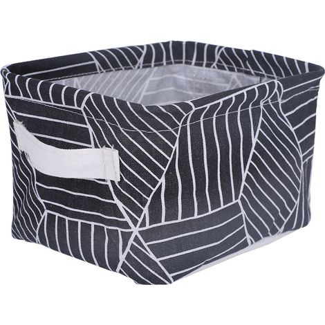Paniers de rangement pour articles de papeterie et cosmétiques, organisateurs de bureau pour jouets de bébé, noirs (1/5)