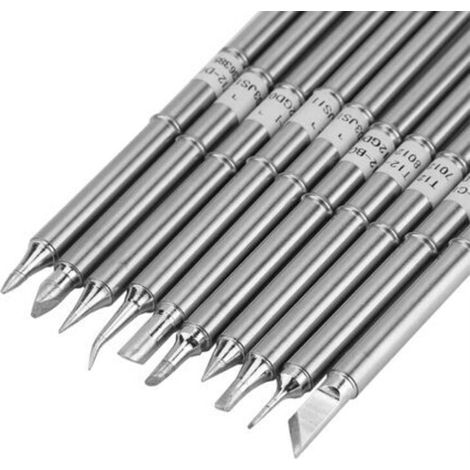 ,Pointes de fer à souder série T12, outil de soudage de remplacement pour Station de retouche FX-951, 10 pièces