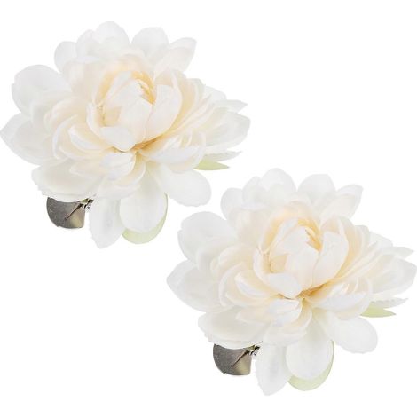 attaches pour rideaux à fleurs, clips pour rideaux à fleurs, embrasses pour rideaux à fleurs-10.00X9.50X3.00CM-Blue