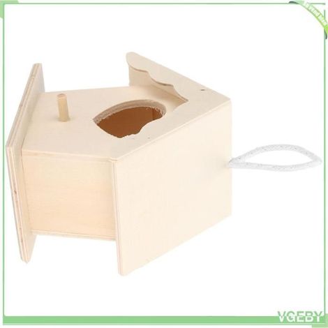 Nichoir en bois - FAFEICY - Coeur n°1 - DIY peinturable - Suspendable - Panneau composite (1/5)