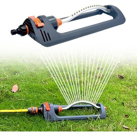 Arroseur oscillant automatique 19 trous pelouse jardin (1/5)