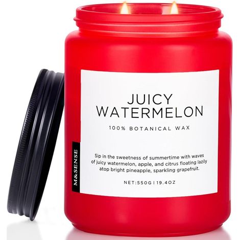 Duftkerze Wassermelone 550g 110h 2 Docht Saftigwassermelone 550g (1/5)