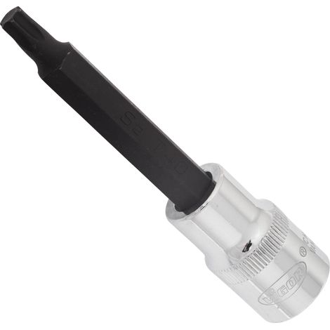 VIGOR Embout tournevis TX intérieur carré 12,5 mm (1/2") T40 V2167, 100 mm (1/3)
