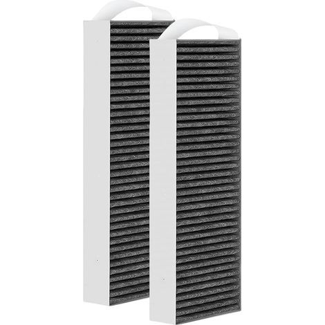 Lot de 2 filtres à charbon actif de rechange compatibles avec les hottes de cuisson Bora Pure/X Pure/S Pure PUAKF PURU PUXU - Pour hotte aspirante - Avec accessoires de recirculation d'air (1/5)