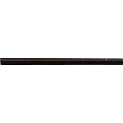 Brosses d'étanchéité pour porte à visser 12 pcs Marron 100 cm