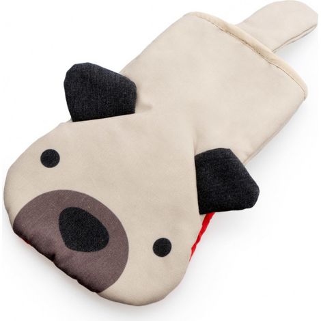 Ofenhandschuh balvi woof Polyester Silikon beige 34x16x4 cm