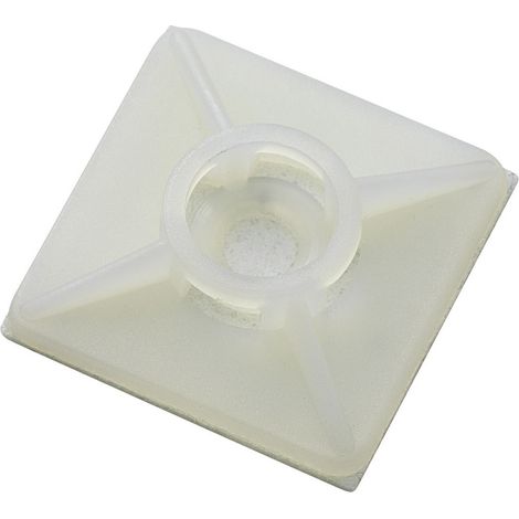 Embase de fixation Plage de Ø du faisceau: 3.60 mm (max) TRU COMPONENTS WCA19R 541267 transparent 1