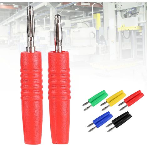 Miniatur-Bananenstecker U49 2 mm (rot, schwarz, gelb, grün, blau) (1/5)