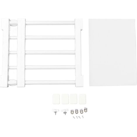 Étagre extensible pour placard 30‑40cm, support amovible sans perçage, organisateur de rangement pour armoire et dressing (1/5)