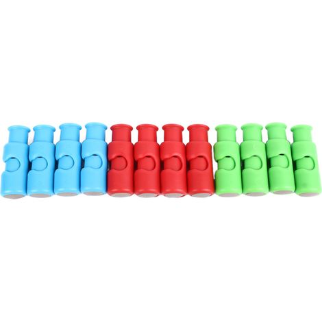 12 Pièces de Pinces à Pain en Plastique ABS Robuste, 3 Couleurs, Fermeture Facile pour Sachets de Cuisine, Maison et Voyage (1/5)