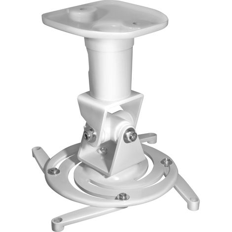 My Wall H16-1WL - Supporto da soffitto per proiettore, portata massima 15 kg, distanza dal soffitto 225 mm, colore: Bianco (1/3)