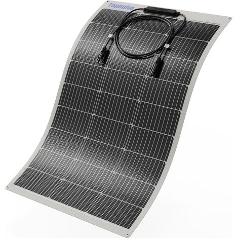 Panneau Solaire Flexible Monocristallin 100 W 12 V pour Batteries, Caravane, Camping-Car, Bateau, Yacht, Marine (1/5)