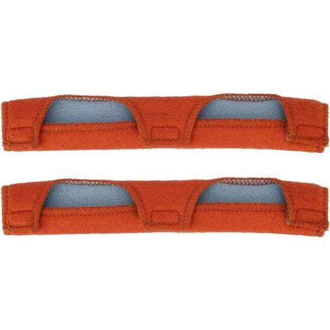 2pcs Bandeau, Coton 100%, Mousse absorbante, Fermeture velcro, Pour casque
