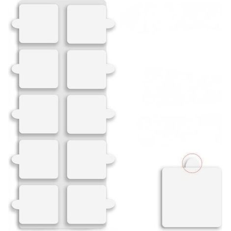 9 bandes adhésives doubles faces pour fixation d'affiches, supports amovibles pour posters, décoration murale, fêtes et créations manuelles