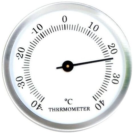 Thermomètre réfrigérateur - Karteo - Alliage aluminium - Grand cadran lisible -40°C à 40°C pour congélateur et frigo (1/5)