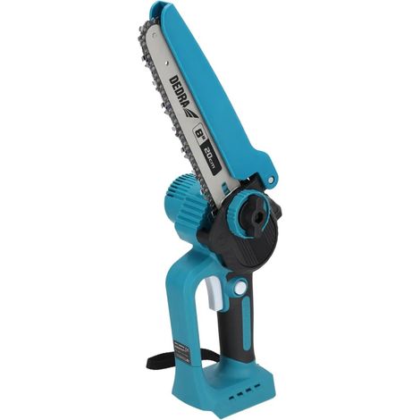 Mini tronçonneuse sans fil, mini scie sans fil, 18 V, rail de guidage 8", moteur sans balais, construction ultra légère, épaisseur de coupe (jusqu'à 140 mm), fonctionnement sur batterie (1/5)