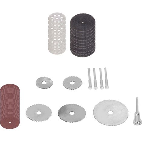 Lot de 60 lames de scie circulaire diamantées, disques de découpe HSS pour bois mince, kit de 60 pièces (1/5)