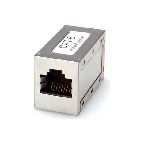 Conector blindado plateado Roline RJ-45 Cat.6 83Z45AAABB, 21.17.3041
