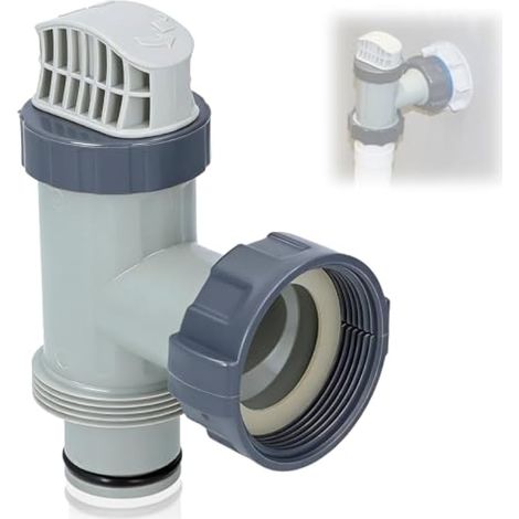 Valve de valve, Manche de piscine ADAPTE PVC Piscine Conjunto de valve de la valve Valve de Manche de bobine de piscine pour 28635EG 28633EG 28671EG Bombe (1/5)