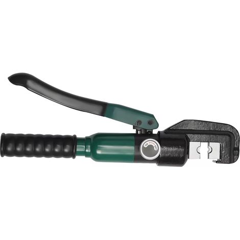 10 Tons Hydraulische Presszange Crimpzange 4-70 mm² Zange Kabelschuhe Zange mit 8 Sätzen der Crimpformen, Soliertem Griff Stahlgehäus (1/5)