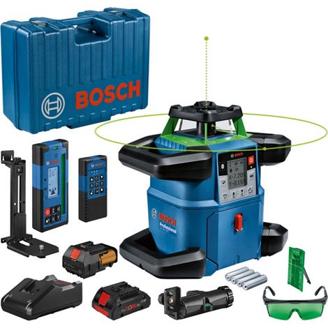 Bosch Rotationslaser GRL 650 CHVG Professional, incl. 1x Akku ProCORE 4 Ah, Schnellladegerät, Zubehör, Handwerkerkoffer (1/5)