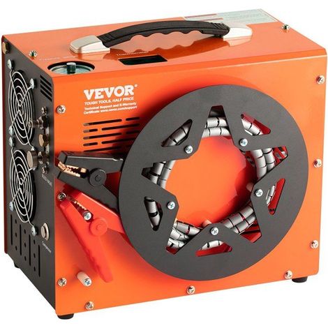 Compresseur d'air PCP portable - 30 MPa - Arrêt automatique - CC 12 V / CA 230 V - Convertisseur intégré (1/5)