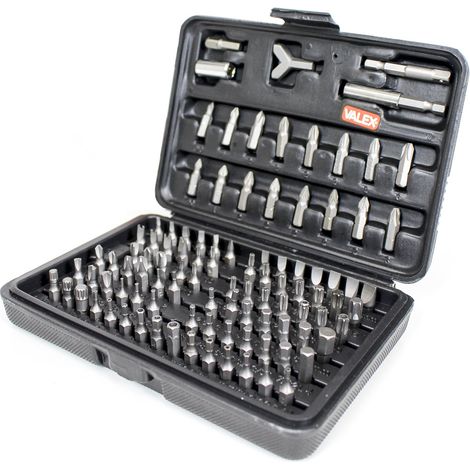 Kit 100 Inserti magnetici per trapani avvitatore Valex 1460620 (1/4)