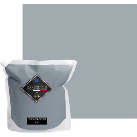 Peinture acrylique mat murs et plafonds 2,5L Gris Moyen Nec Mergitur