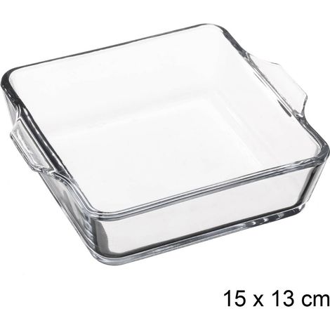 Plat En Verre Pour Four De 15cm X 15cm (1/3)