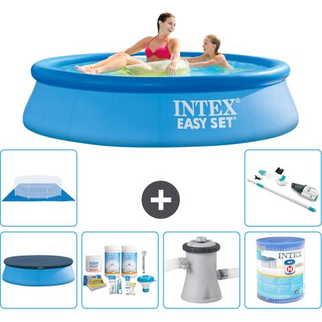 Intex Piscina Easy Set Rotonda - 244x61 cm - 7-pezzi  S40432 (1/5)