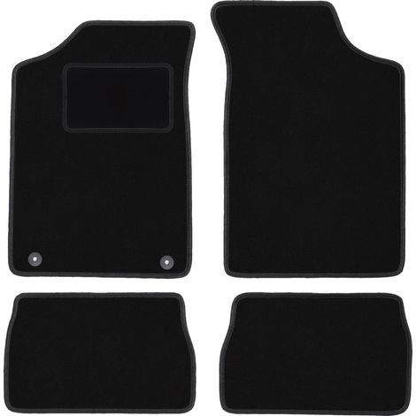 Tapis en velours noir pour : Peugeot 106 berline (1991-2003) (1/5)