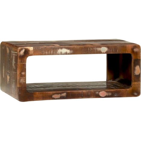 Meuble TV Banc TV Armoire TV 60 x 30 x 25 cm Bois massif de récupération (1/5)