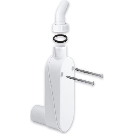 Viega VIE364625 - Sifone a macchina, a norma DIN EN 274, A 1 pollice, diametro B 40 mm, C 19-23 mm, 1 pezzo (1/2)