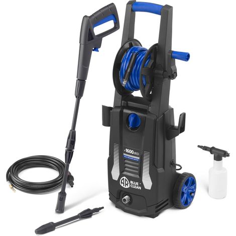 AR Blue Clean e-1600HRD Nettoyeur Haute Pression avec sonde de débouchage pour canalisations (1 600 W, 125 bars, 420 l/h)