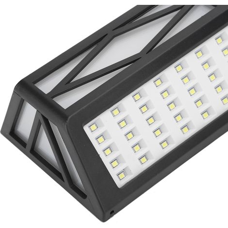Applique murale solaire LED effet flamme 152 LED, détecteur de présence, étanche, pour cour ou escalier. (1/5)