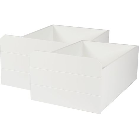 Lot de 2 tiroirs de lit pour lit cabane 12020053, rangement chambre enfant style scandinave - PANGIVO (1/5)