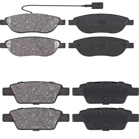 KIT PASTIGLIE FRENO ANTERIORI E POSTERIORI compatibile con FIAT SEDICI (FY) / PASTIGLIE FRENANTI AUTO OEM FDB1875,FDB956 / SOSTITUZIONE DIRETTA / BASSA POLVERE / SILENZIOSO