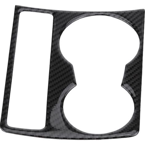 Abdeckung für Getränkehalter in der Mittelkonsole aus Kohlefaser für Audi A4 B8 A5 2009 – 2015